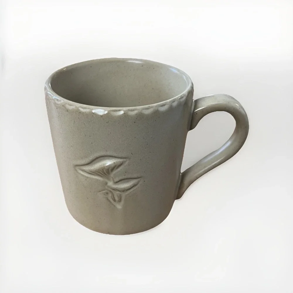 Hearth & Hand Magnolia Stoneware Mushroom Mug Rustic Farmhouse Coffee Cup